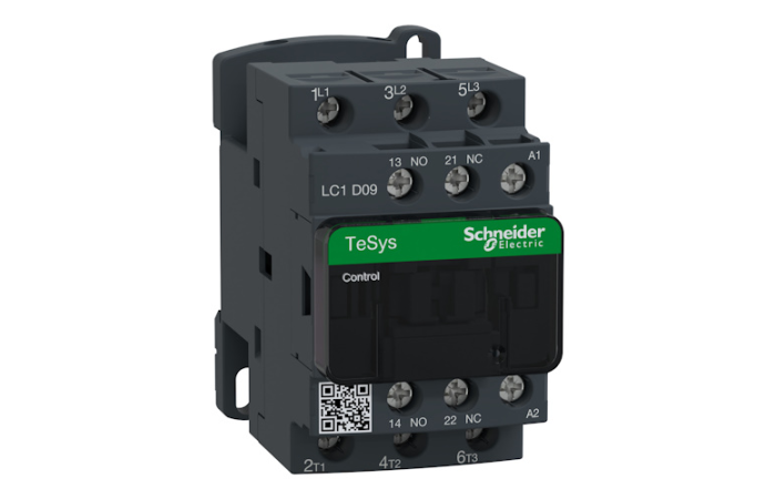 LC1D09P7 230VAC KONTAKTOR 9A SCHNEIDER