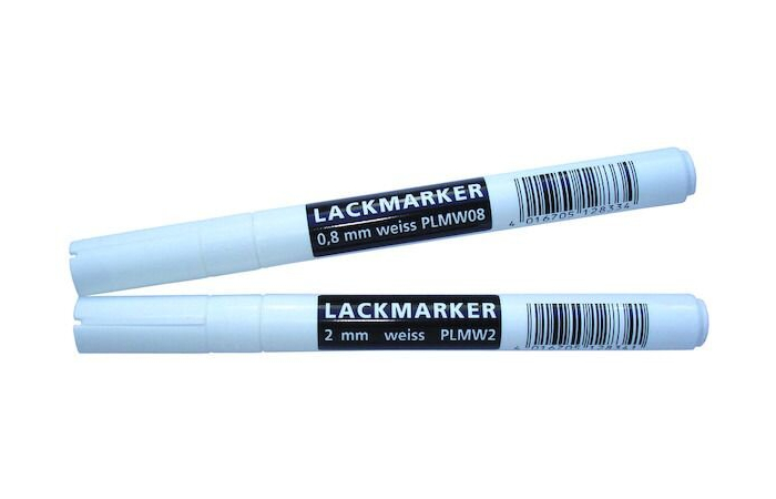PROTEC PLMW2 MARKER 2MM VALGE TEKST