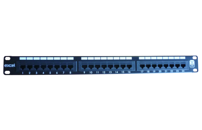 24xRJ45 CAT6 UTP PANEEL 1U EXCEL 100-304