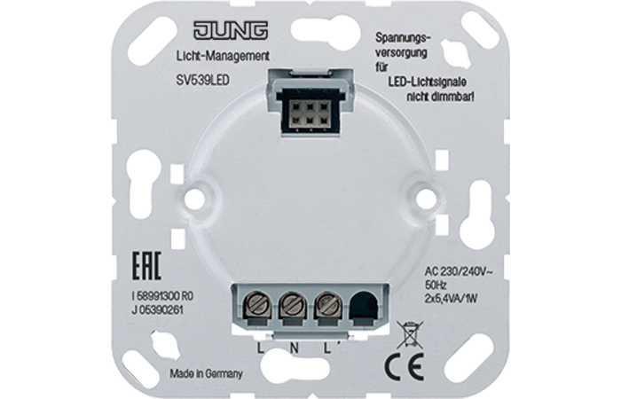 JUNG SV539LED LED TOITEPLOKK