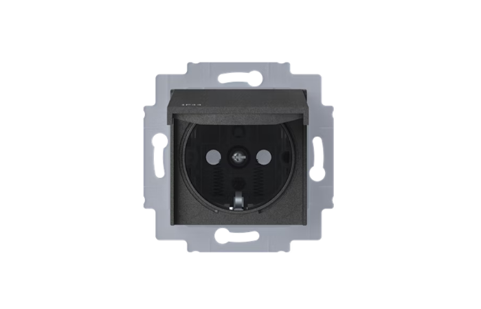 5520H-A03997 63W PISTIKUPESA LASTEKAITSMEGA IP44 ANTRATSIIT/MUST LEVIT