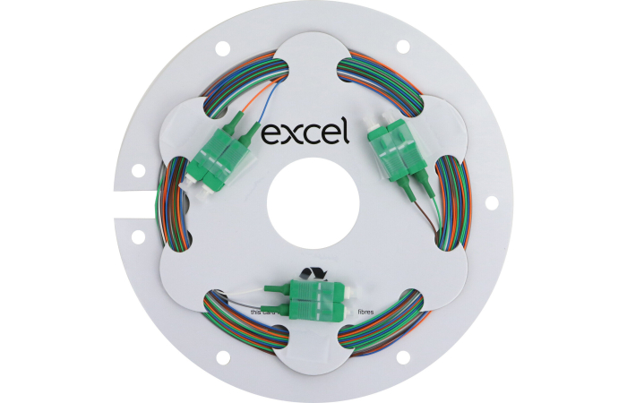 200-456 EXCEL FO PIGTAIL SINGLEMODE OS2 2M SCAPC 9/125 TB 12TK VÄRVIVALIK