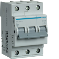 MC301A KAITSELÜLITI 3P C 1A 6kA
