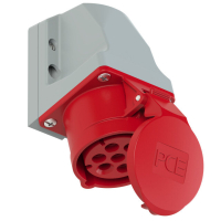 117-6V PINNAPEALNE PISTIKUPESA 16A 7P 6H IP44 400V PCE