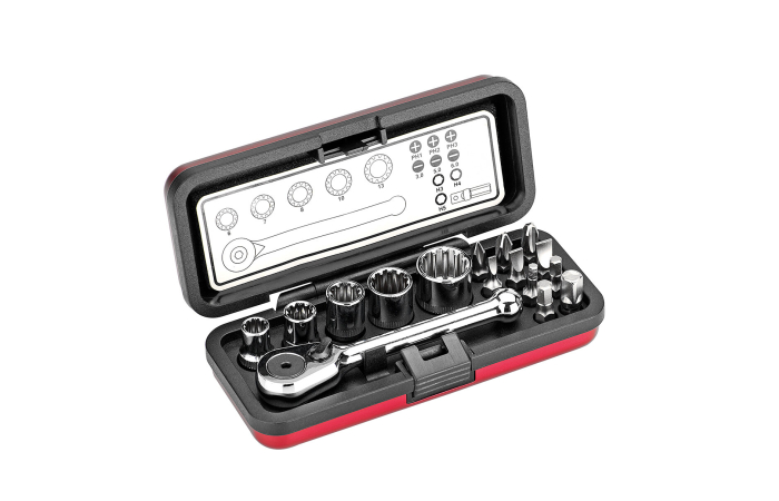 CIMCO 113156 BIT-SET OTSIKUTE KOMPl. 16-OSALINE NARRE JA PADRUNID