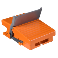 XPER810 JALGLÜLITI ÜHENE IP66 KATTETA METALL ORANZ 1 NC + 1 NO