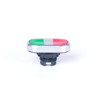 NOARK Ex9P1 DI gr Dual colour button head. momentary. w/o p