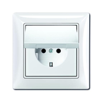20EUCKD-94-507 1-NE PISTIKUPESA IP44 KMPL RAAMIGA VALGE BASIC