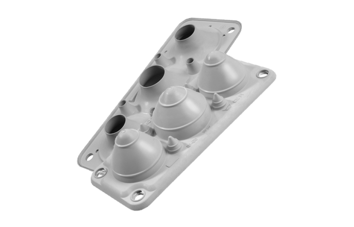 MC3/7 IP67 RAL 7035 HALL MULTILÄBIVIIK (SINGLE PACK WITH PINS)