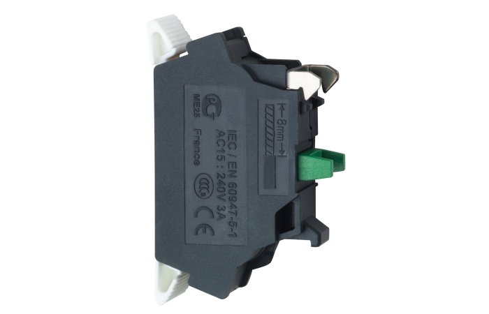 ZBE1015 LÜLITIMOODULKONTAKT VEDRUKLEMMIGA 1NO SCHNEIDER