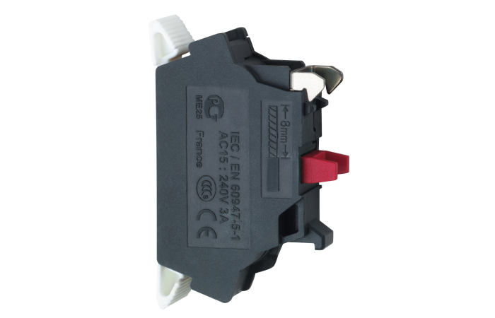 ZBE1025 LÜLITIMOODULKONTAKT VEDRUKLEMMIGA 1NC SCHNEIDER