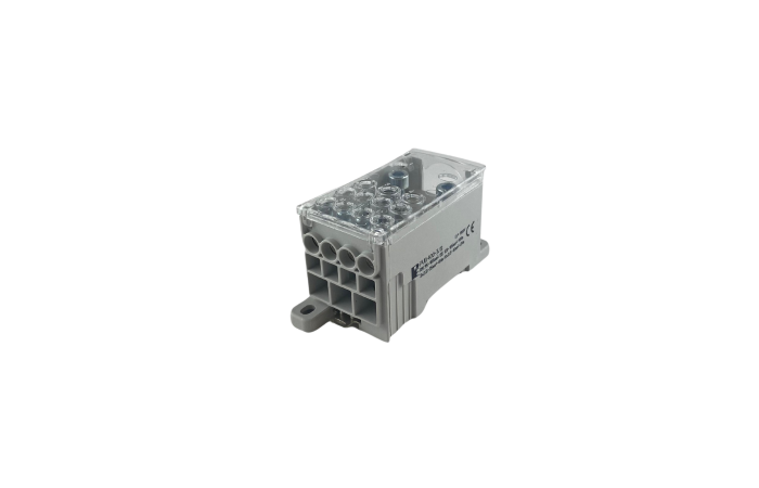 POLLMANN PVB 400-3/8 HARGNEMISKLEMM AL/CU 1X95-185MM2 / 3X2.5-35MM2 / 8X2.5-16MM2 400A HALL