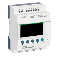 SR3B101BD ZELIO LOGIC PROGRAMMEERITAV RELEE 10 I O 24V DC KELL DISPLEI