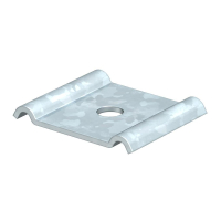 GKS 50 07 FT KINNITUSPLAAT KEERMELATILE M6 60X40ST F