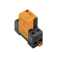 LIIGPINGEPIIRIK T1+T2 (B+C) 1P 25kA 275VAC TT (L+N), TN-C, TN-S, SISSEEHITATUD SULARIGA