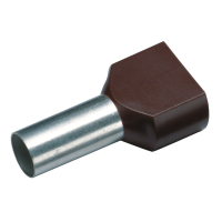 ISOLEERITUD TWIN KAKSIKHÜLSS 2X10.0MM2/14MM PRUUN 100 TK/PAKK