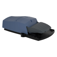XPEB110 JALGLÜLITI ÜHENE IP66 KATTETA PLAST SININE 1 NC + 1 NO