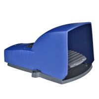 XPEB611 JALGLÜLITI ÜHENE IP66 KATTEGA PLAST SININE 2 NC + 2 NO