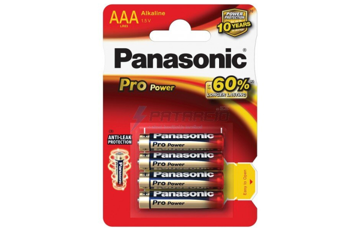 PATAREI PANASONIC LR03/4B PROPOWER AAA PKK