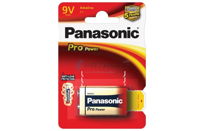 PATAREI 6LR61/6LF22 1B 9V PROPOWER PANASONIC