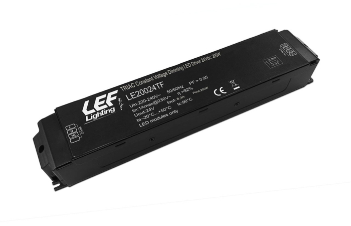 LEF 24VDC 200W IP20 DIM TRIAC/IGBT CV LED RIBA DRAIVER