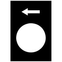 ZB2BY2904 SILT 30X40MM MUST VASAKULE VÕI MADALAMALE AEGLANE