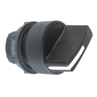 ZB5AD4 PÖÖRDLÜLITI MUST Ø22 2POS TAGASTUV