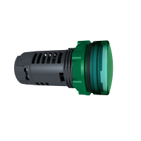 XB5EVB3 SIGNAALLAMP MONOLIIT PLAST ROHELINE Ø22 LED LÄÄTS 24V AC/DC