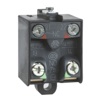 XE2SP4151B KONTAKTIPLOKK JALGLÜLITILE 1 NC + 1 NO