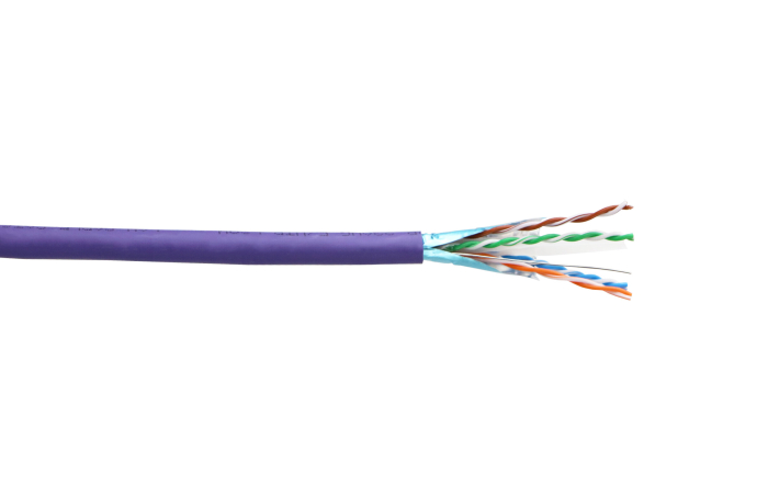 100-076 CAT6 F/UTP 4X2X0.5 305M ANDMESIDEKAABEL LSOH LILLA EXCEL Dca