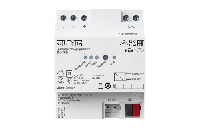 JUNG 20640 REG TOITEPLOKK 640mA