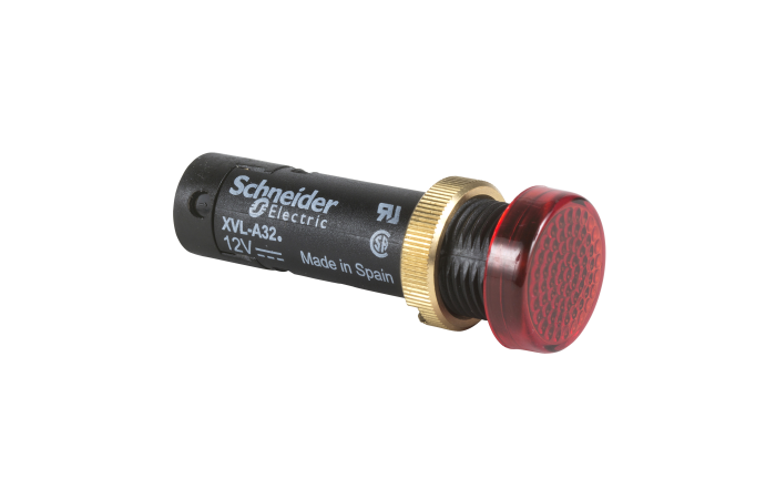 XVLA334 SIGNAALLAMP PUNANE 12MM SCHNEIDER