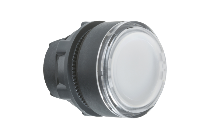 ZB5AA18 XB5 SURUNUPP VALGE LED SÜVISTATAV VEDRU TAGASTUSEGA Ø22