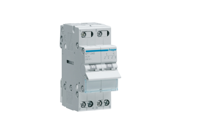 SFT240 ÜMBERLÜLITI I-O-II. 2P 40A 230V. HAGER