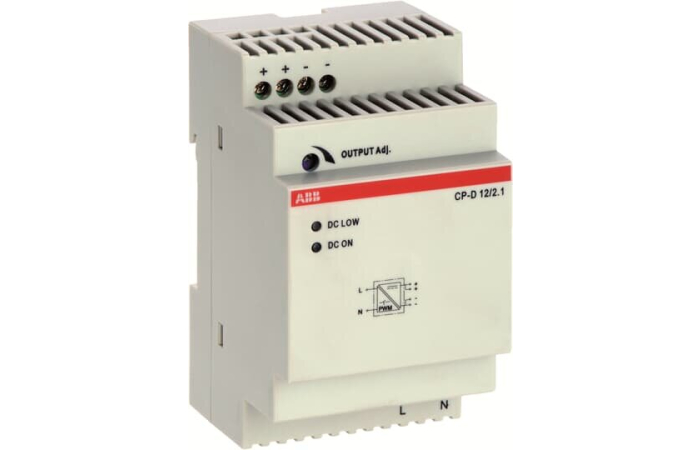 CP-D 12/2.1 IMPULSSTOITEPLOKK 12VDC/2.1A ABB