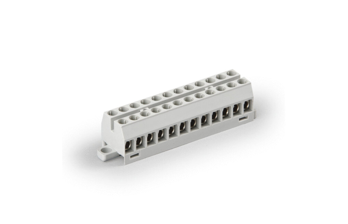 KR8121 KLEMMIPLOKK DIN LIISTULE CU 6MM2 12 POOLUST ENSTO