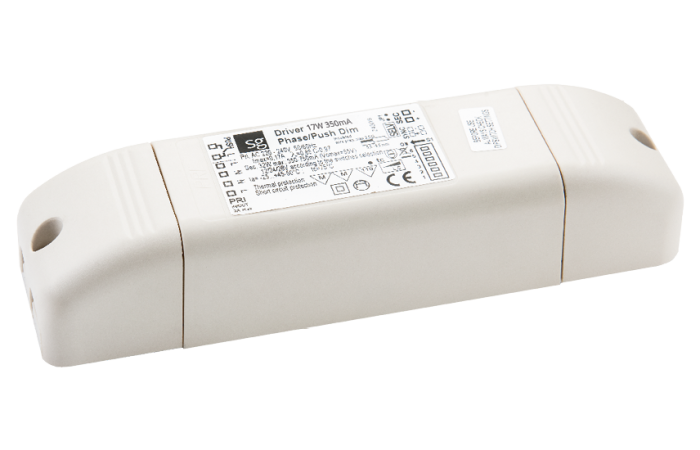 NANO 17W 350MA IP20 FAASIHÄMARDUS/PUSH DIM LED DRAIVER
