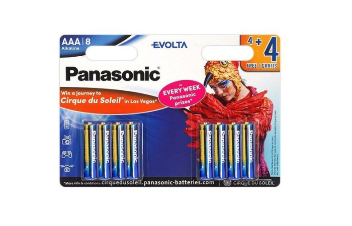 PATAREI PANASONIC EVOLTA AAA/LR03 8TK