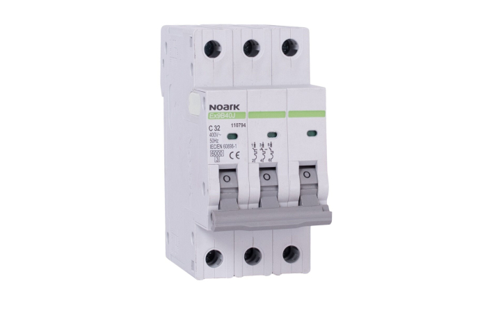 NOARK Ex9B40J Slim KAITSELÜLITI 40,5mm 3P C 25A 6kA