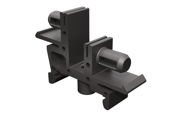 BB4 MUST. N/PE LATI ADAPTER DIN-LIISTULE FOR 35MM2 ÜHENDUSLATT KRUVIDEGA (PRONKS)