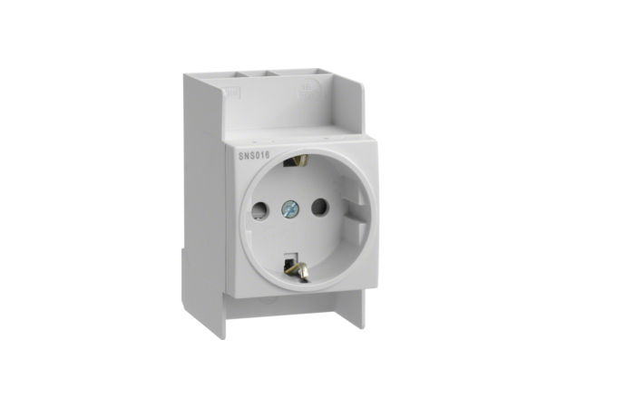 SNS016 PISTIKUPESA DIN LATILE. 250V. 10/16A