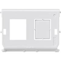 JUNG 54-2 WE 2XRJ45 PAIGALDUSPLAAT