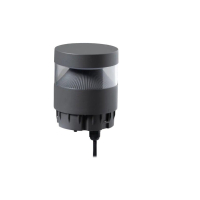 GUIDELUX SKY FLAT 10/15W/830/840 480/700LM IP65 IK10 TUMEHALL POLLARVALGUSTI PEA