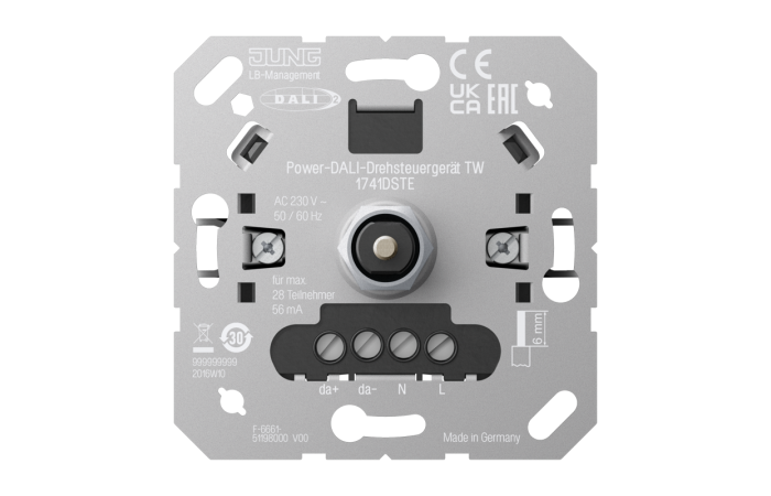 JUNG 1741 DSTE TW TYPE8 DALI TOITEGA PÖÖRDDIMMER