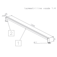 SKR-1200 KAABLIKAEVU KRONSTEIN 1200MM