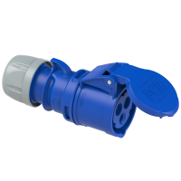 213-6 JÄTKUPISTIKUPESA 16A 2P+E IP44 200-250V