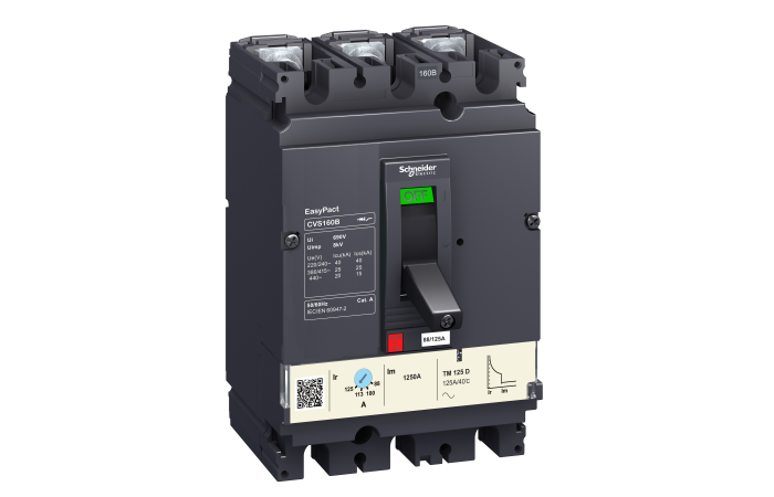 LV516302 EasyPact CVS160B KOMPAKTKATSELÜLITI TM-D 125A 3P 25kA 415VAC