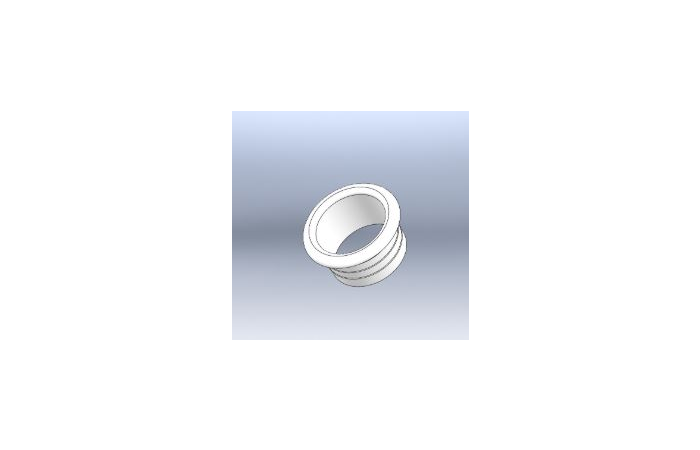 JAPP-40 TORU OTSIK 40MM ALUMIINIUM TORULE VALGE PLASTIK