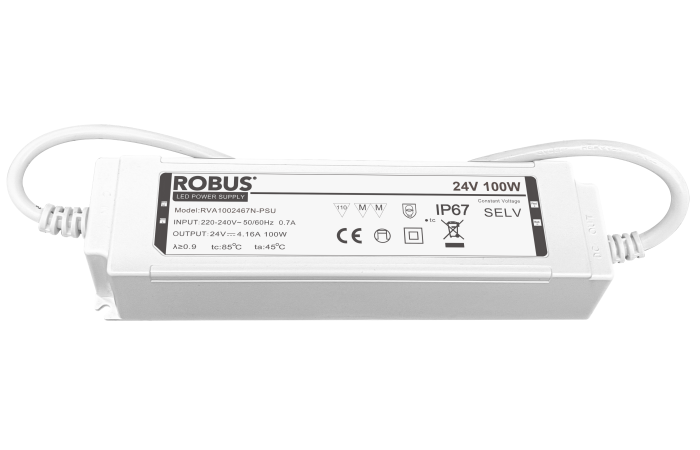 VEGAS 24V 100W IP67 NON DIM LED RIBA DRAIVER
