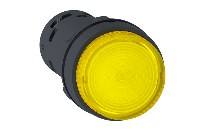 XB7NW38B1 VEDRU TAGASTUSEGA LED PLAST NUPP-1NO- 24V- KOLLANE